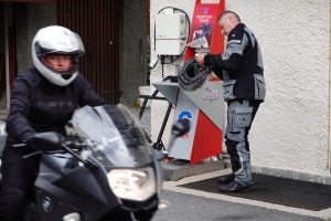 A clean helmet is a priority at MoHo hotels.