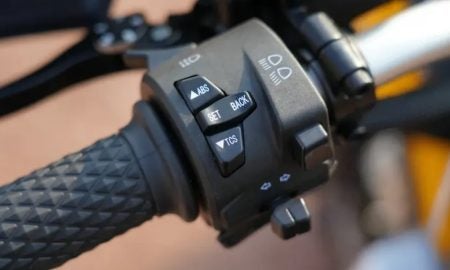Leten LT 190 Adventure Cub ABS/TCS controls