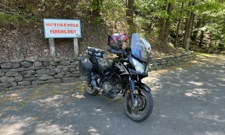 Motorcycle Parking Only sign