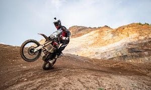 Pol Tarres Rides Yamaha Tenere At Erzberg