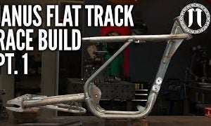 Boutique Bike Builder Janus Going Flat Track Racing