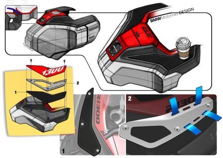 Design - 2024 BMW R1300 GS Adventure. Photo: BMW