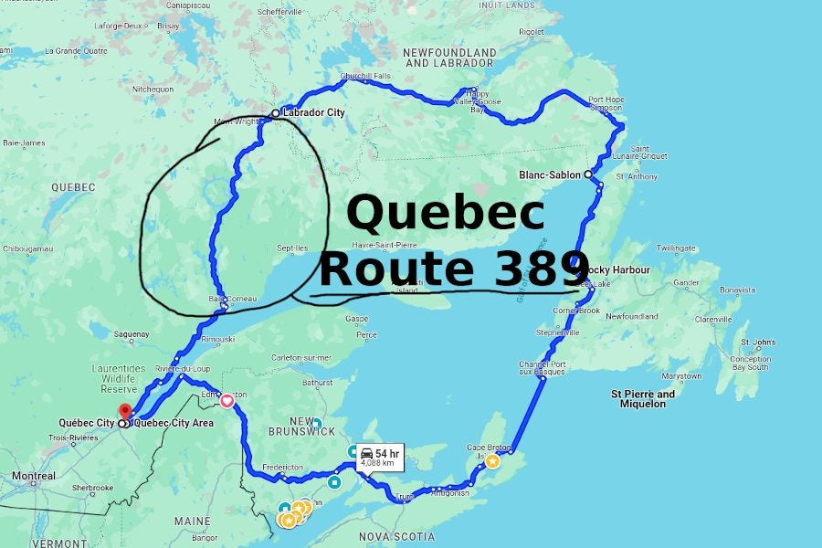 route 389