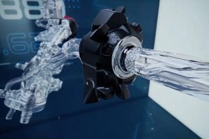 Yamaha's new auto-shifting tech also allows hand-actuated manual-style shifting via the left handlebar. Photo: Yamaha